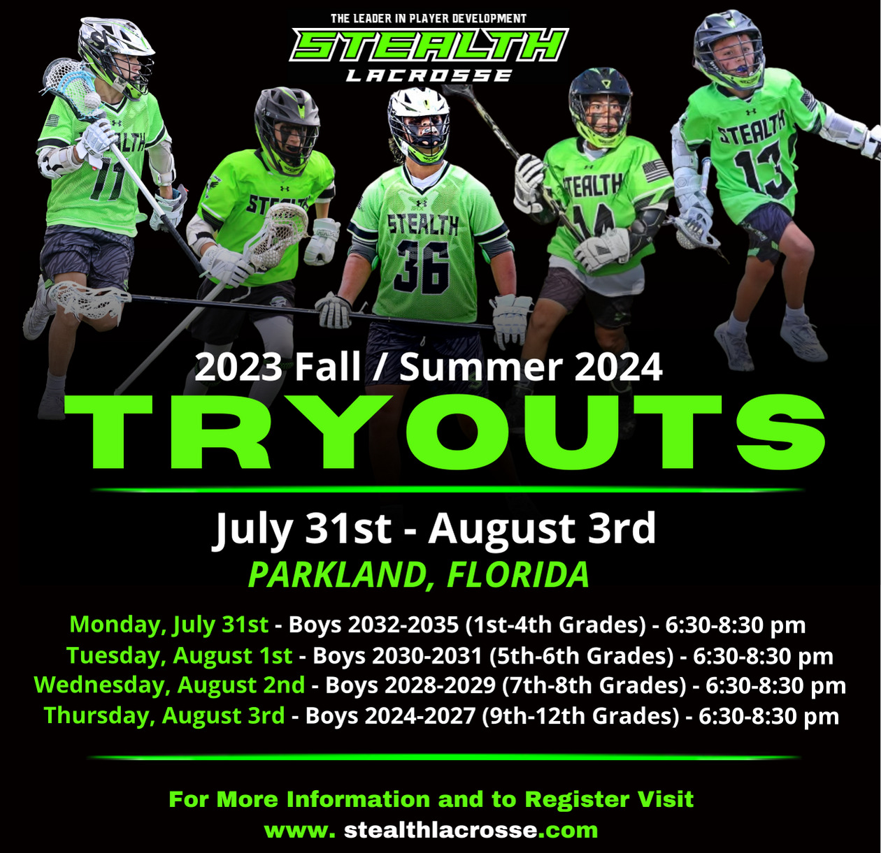 2023 Fall 2024 Summer Tryout