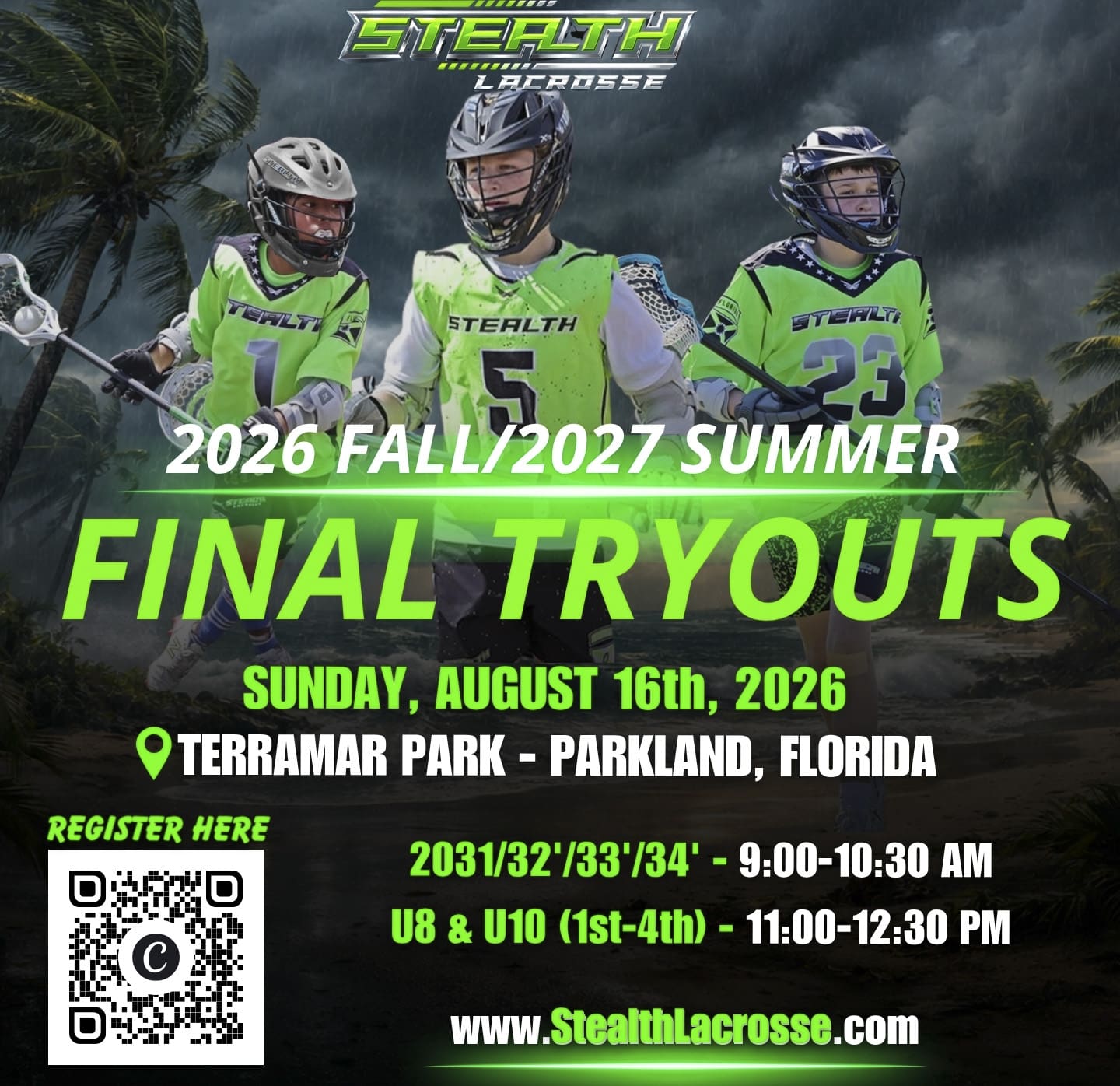 Tryout Flyers - 2024 Supplemental Tryouts